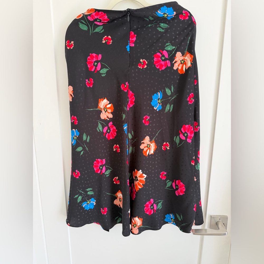 Floral Black Skirt - Picture 2 of 3